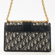 Shop this authentic Christian Dior Blue Oblique 30 Montaigne Chain Bag pre-loved on labellov.com