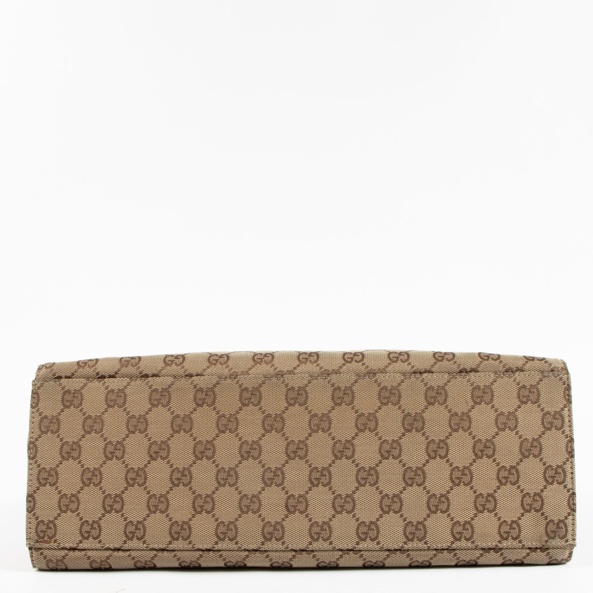 Shop the authentic Gucci GG Canvas Bamboo Handle Tote Bag on Labellov.com !