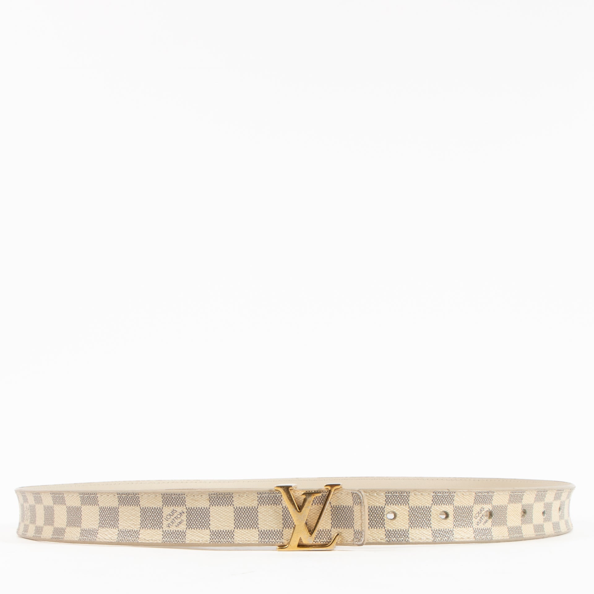 Shop the authentic Louis Vuitton Damier Azur Mini Belt on Labellov.com !