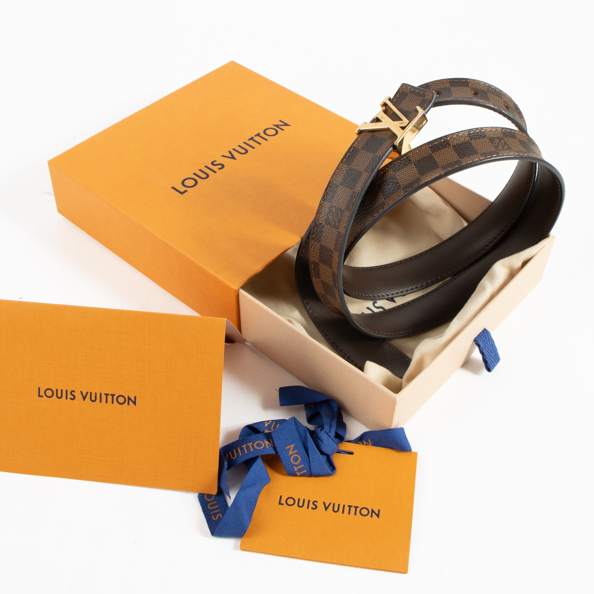 Shop the authentic Louis Vuitton Damier Ebene Mini Belt on Labellov.com !
