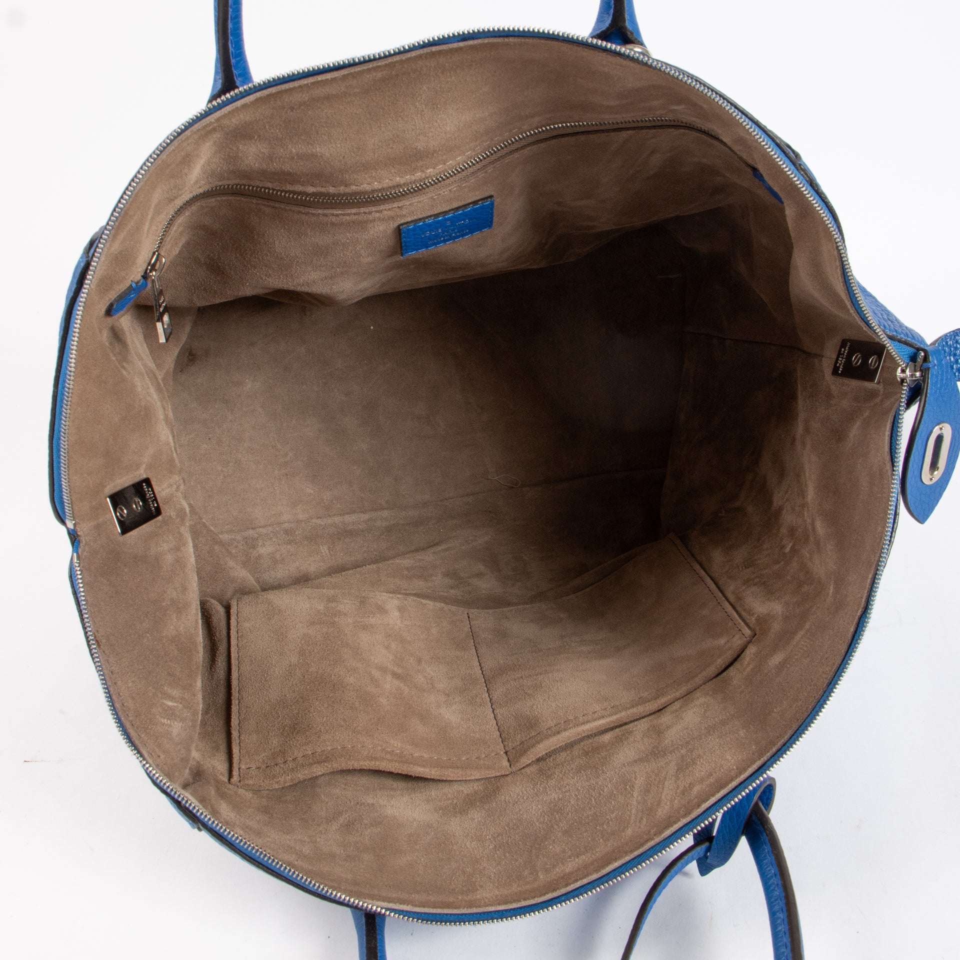Louis Vuitton Electic Blue Veau Cachemire Soft Lockit PM Bag