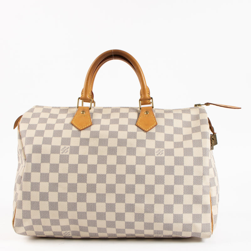 Louis Vuitton Damier Azur Speedy 35 Bag