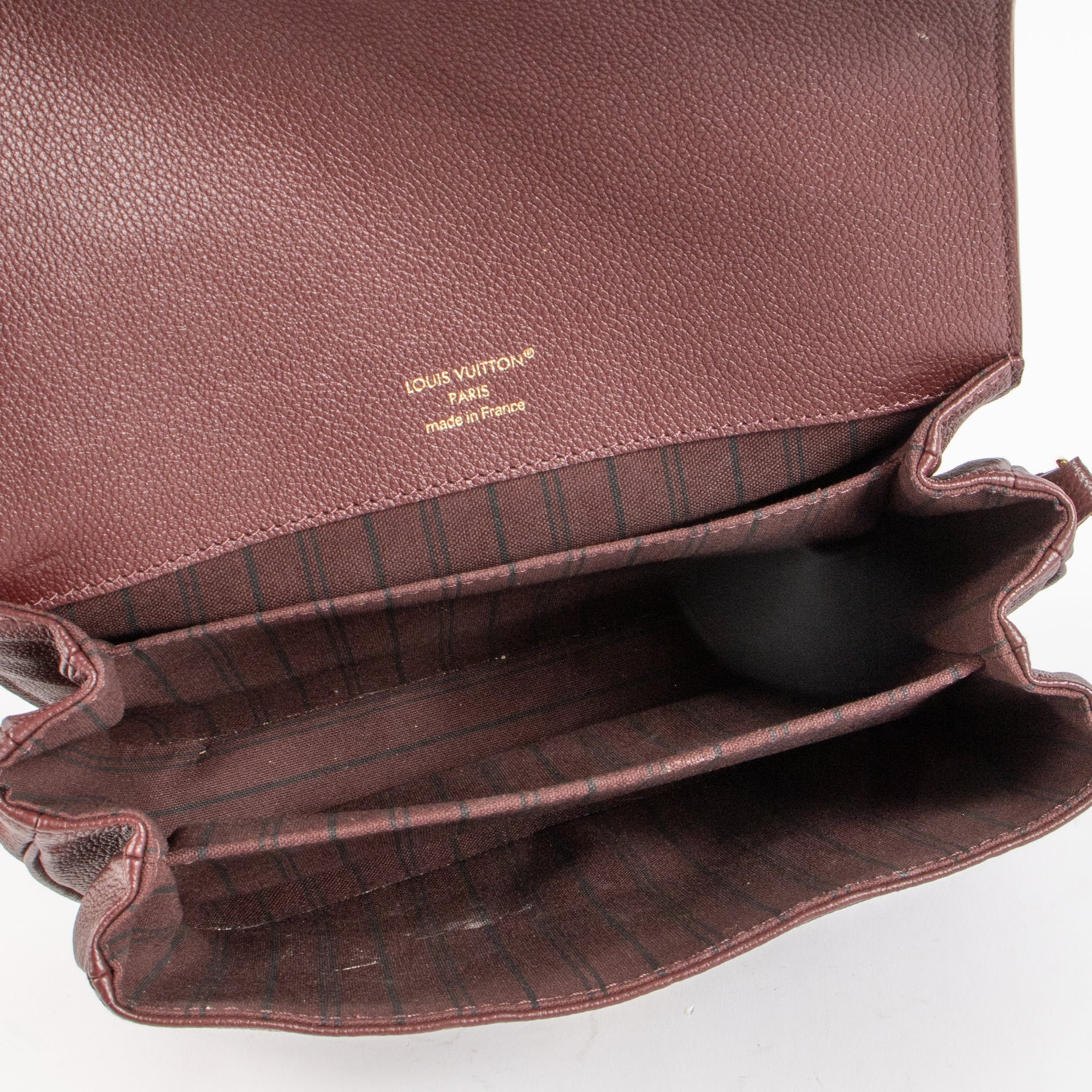 Louis Vuitton Wine Monogram Empreinte Pochette Metis