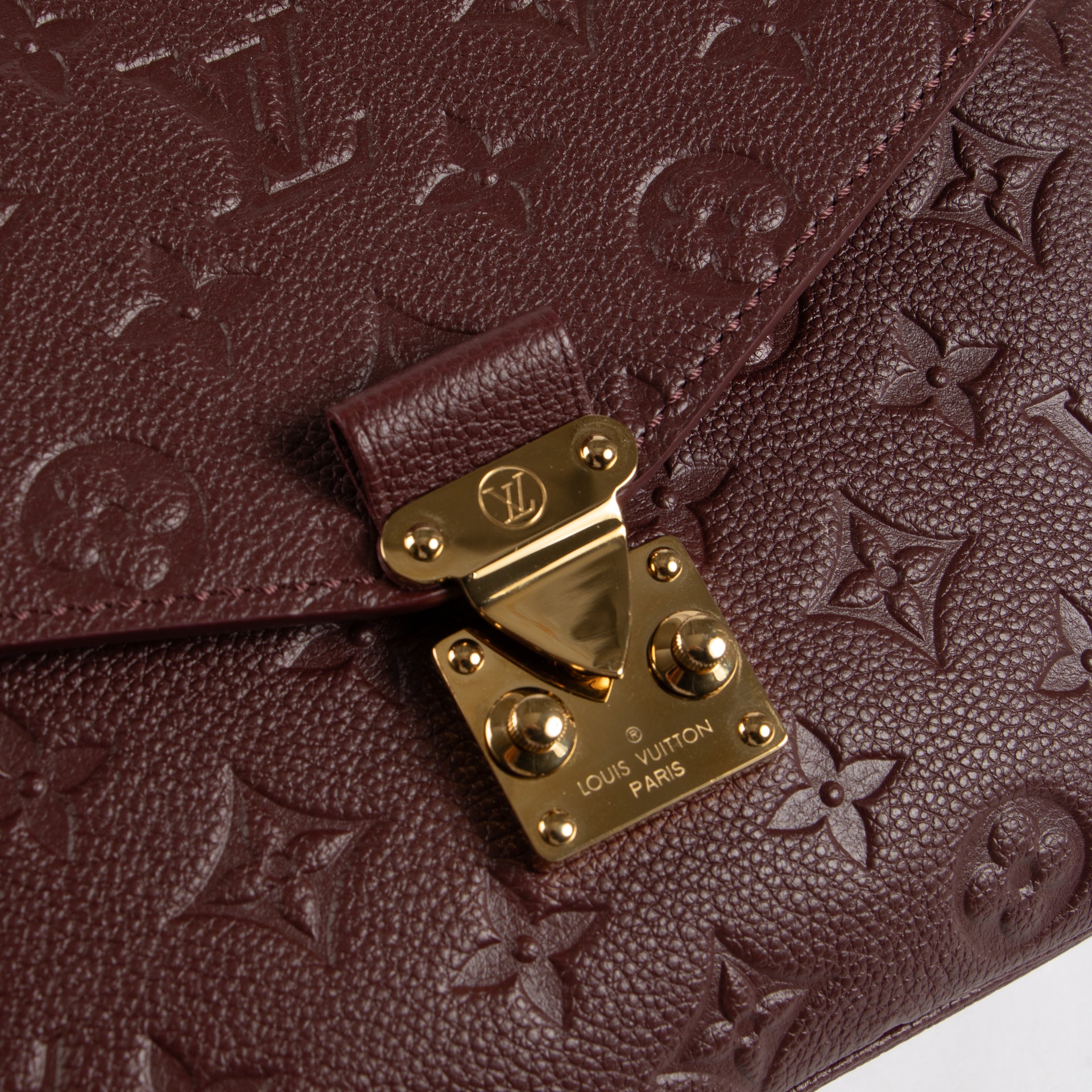 Louis Vuitton Wine Monogram Empreinte Pochette Metis