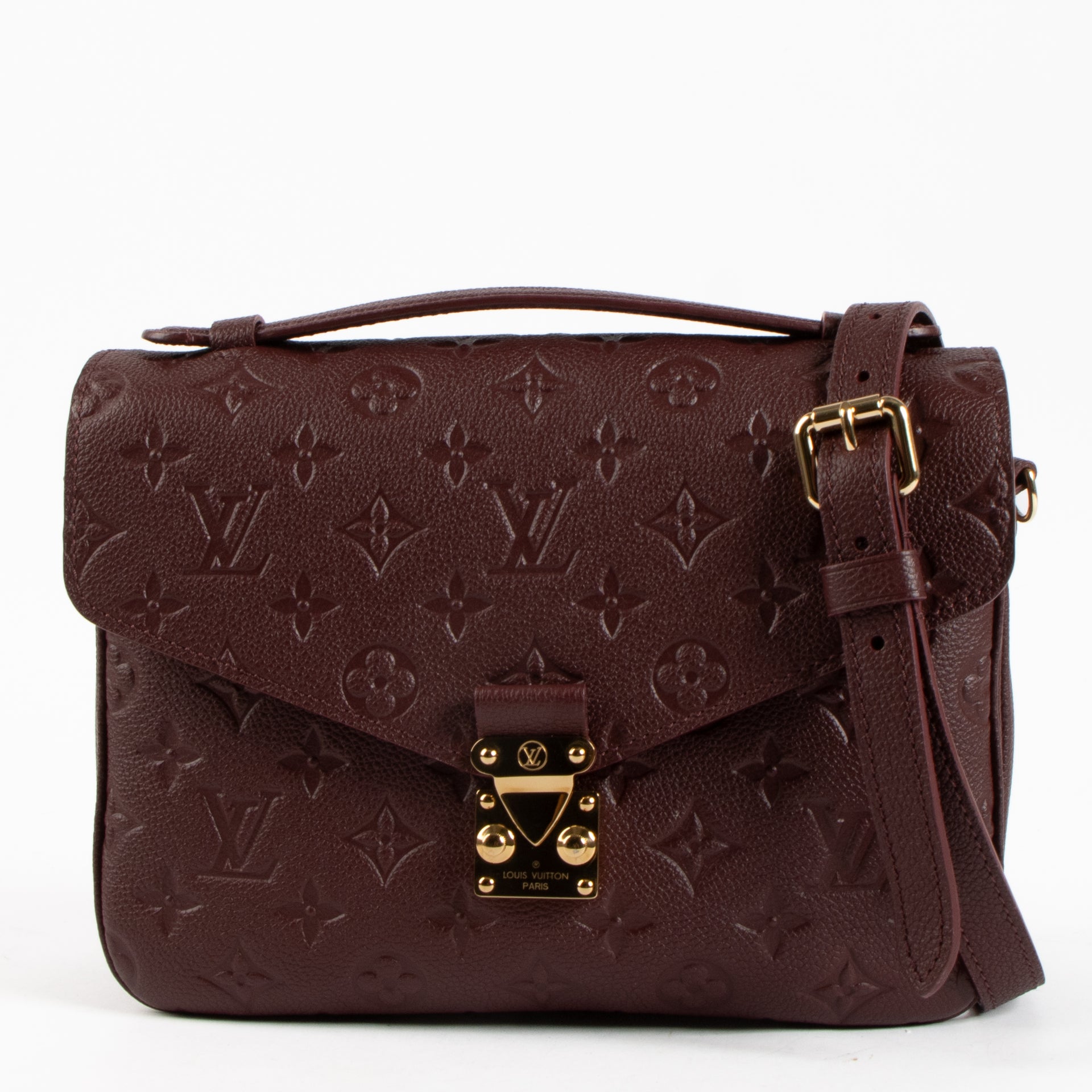 Louis Vuitton Wine Monogram Empreinte Pochette Metis
