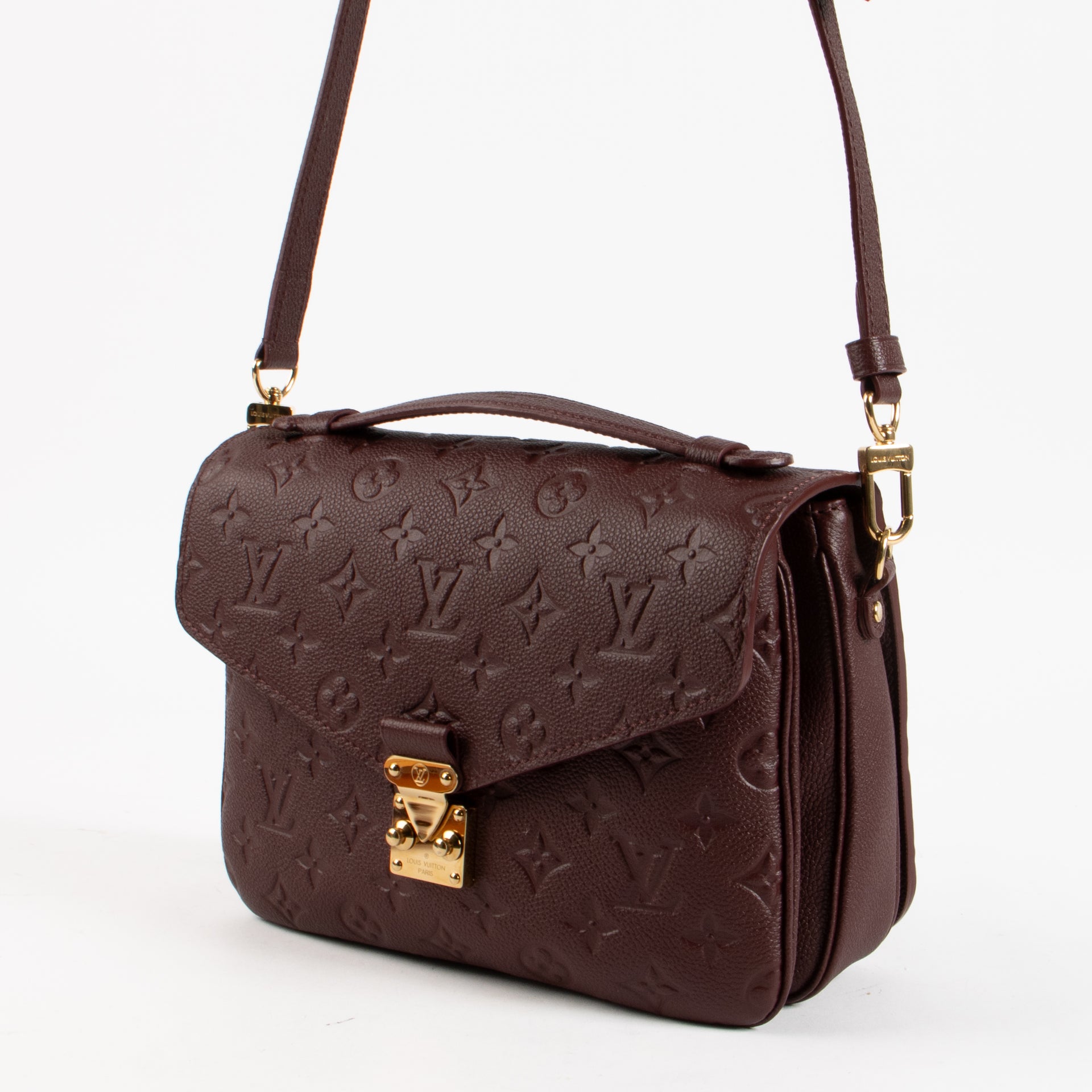 Louis Vuitton Wine Monogram Empreinte Pochette Metis