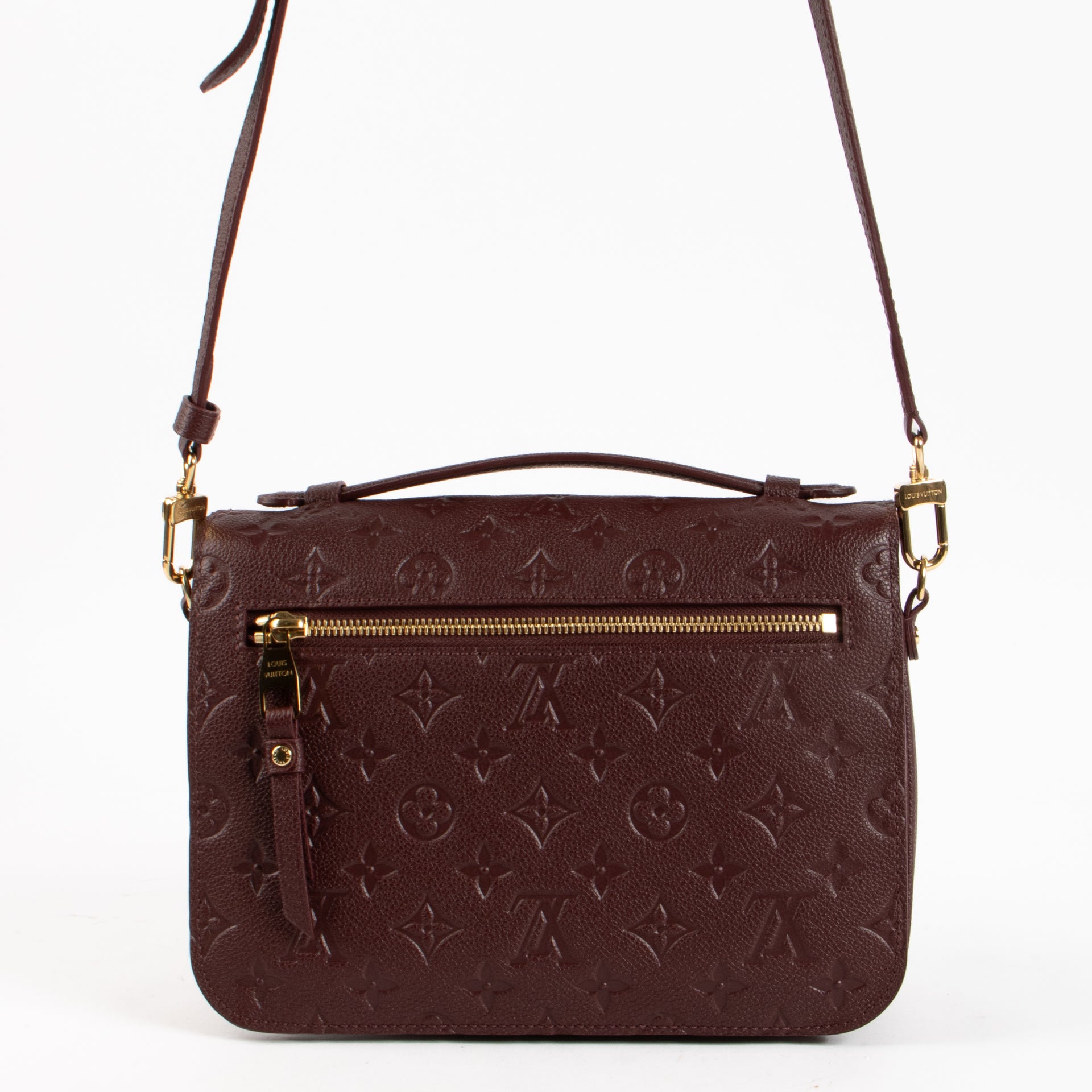Louis Vuitton Wine Monogram Empreinte Pochette Metis