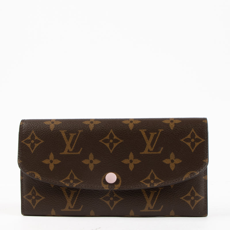 Louis Vuitton Monogram/Rose Ballerine Emilie Wallet