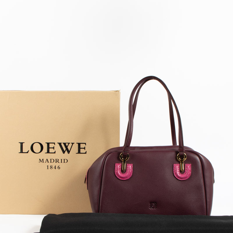 Shop authentic Loewe Mini Boston Bag Mix Eco on Labellov.com.