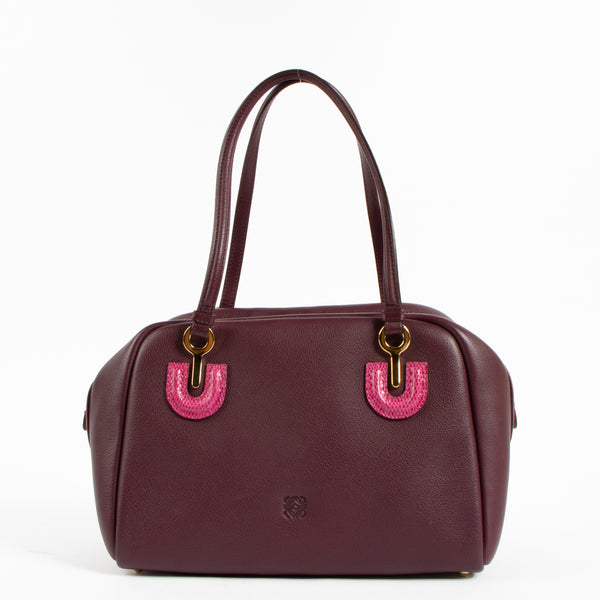 Shop authentic Loewe Mini Boston Bag Mix Eco on Labellov.com.