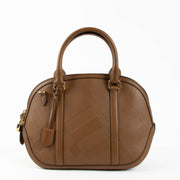 Shop the authentic Burberry Brown Leather Orchard Bag second hand on Labellov.com
