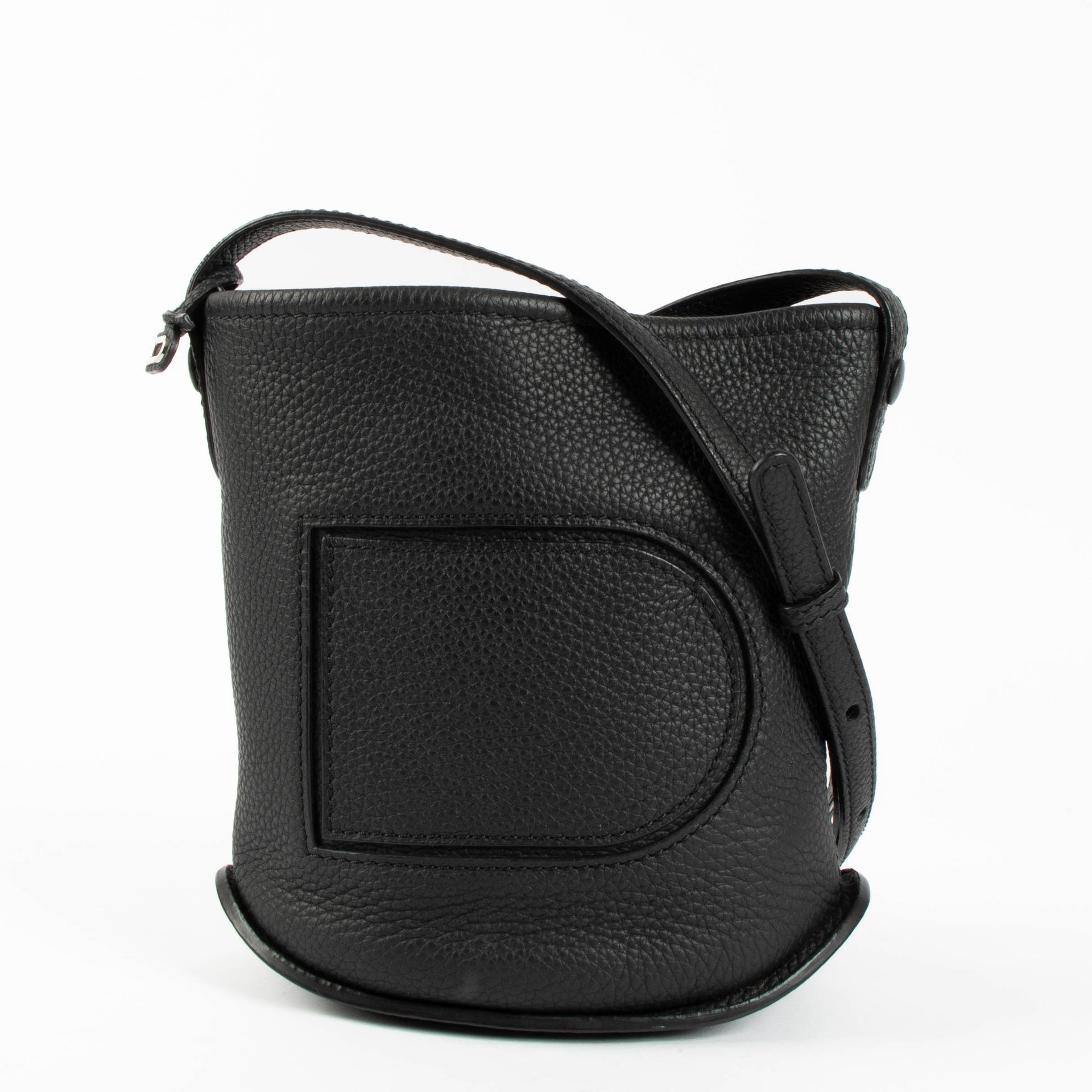 Shop the authentic Delvaux Black Taurillon Soft Pin Mini Bag second hand on Labellov.com