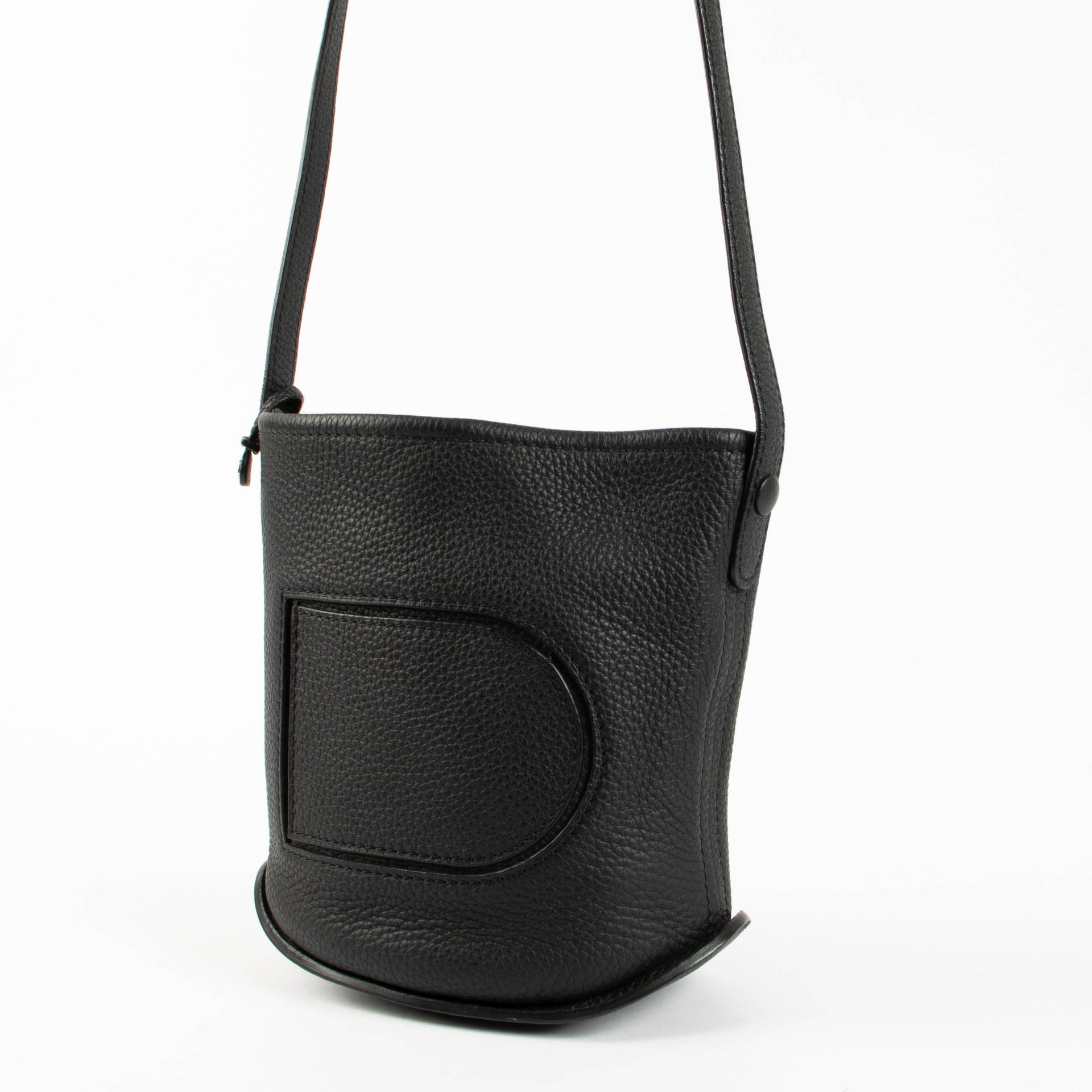 Shop the authentic Delvaux Black Taurillon Soft Pin Mini Bag second hand on Labellov.com