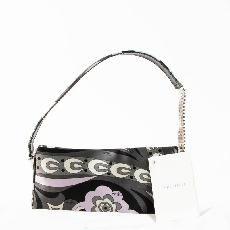 Shop the authentic Pucci Violet Printed Top Handle Bag second hand on Labellov.com