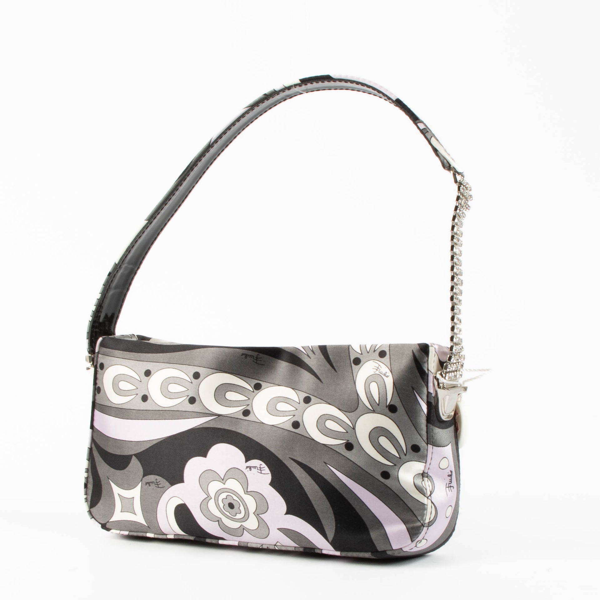 Shop the authentic Pucci Violet Printed Top Handle Bag second hand on Labellov.com