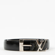 Shop the authentic Louis Vuitton Black Glazed Calfskin Anagramme Belt second hand on Labellov.com!
