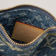 Shop this authentic Louis Vuitton Blue Denim All-In BB Pouch pre-loved on Labellov.com