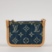 Shop this authentic Louis Vuitton Blue Denim All-In BB Pouch pre-loved on Labellov.com
