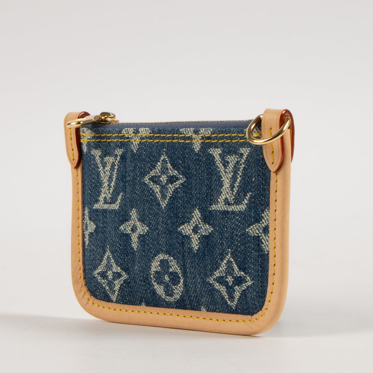 Shop this authentic Louis Vuitton Blue Denim All-In BB Pouch pre-loved on Labellov.com