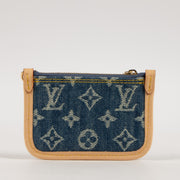 Shop this authentic Louis Vuitton Blue Denim All-In BB Pouch pre-loved on Labellov.com