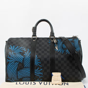 Shop the authentic Louis Vuitton Nemeth Damier Graphite Rope Keepall Bandouliere 45 Bag second hand on Labellov.com!