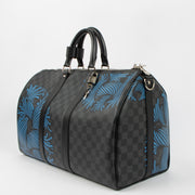 Shop the authentic Louis Vuitton Nemeth Damier Graphite Rope Keepall Bandouliere 45 Bag second hand on Labellov.com!