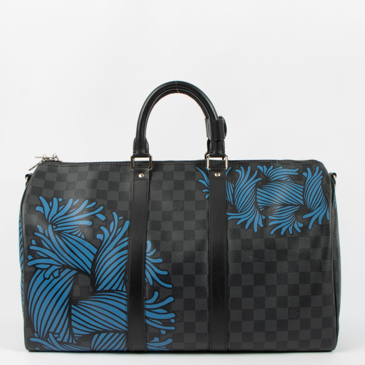Shop the authentic Louis Vuitton Nemeth Damier Graphite Rope Keepall Bandouliere 45 Bag second hand on Labellov.com!