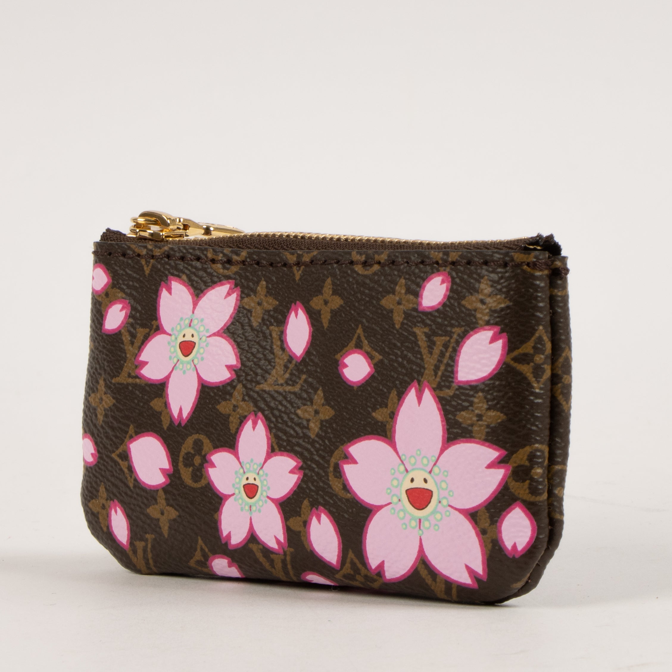 Louis Vuitton Murakami Monogram Cherry Blossom Key Pouch – Labellov