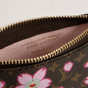 Shop this authentic Louis Vuitton Murakami Monogram Cherry Blossom Key Pouch Pre-Loved on Labellov.com