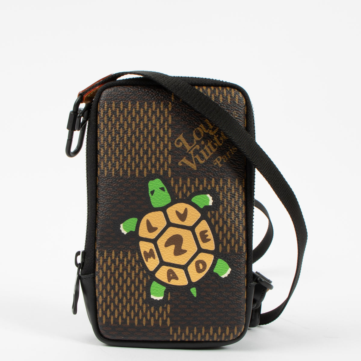 Louis Vuitton 202 Nigo Giant Tortoise double phone pouch