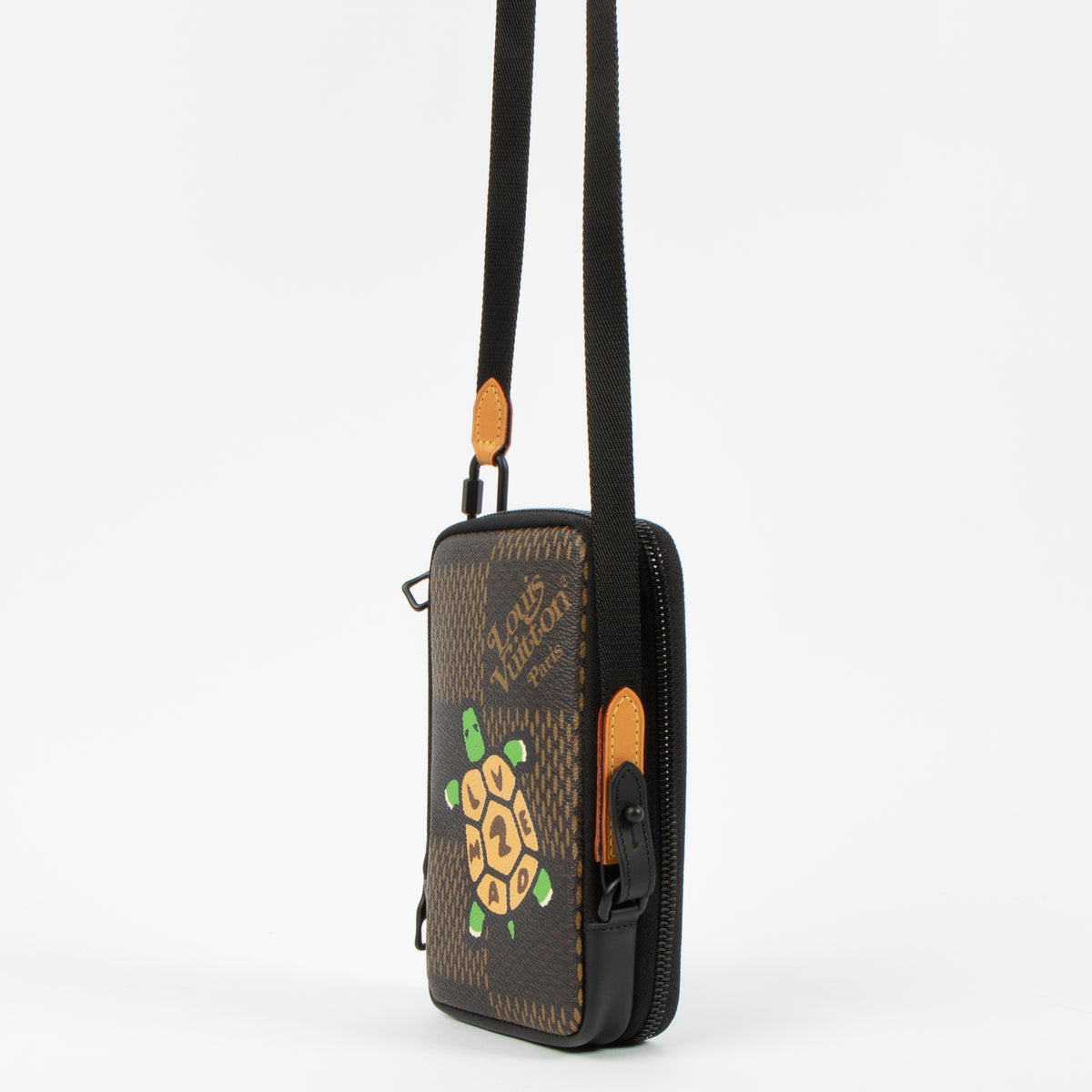 Louis Vuitton 202 Nigo Giant Tortoise double phone pouch