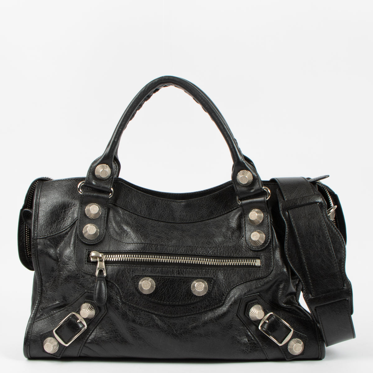 Balenciaga Charbon Arena Giant 21 Medium City Bag