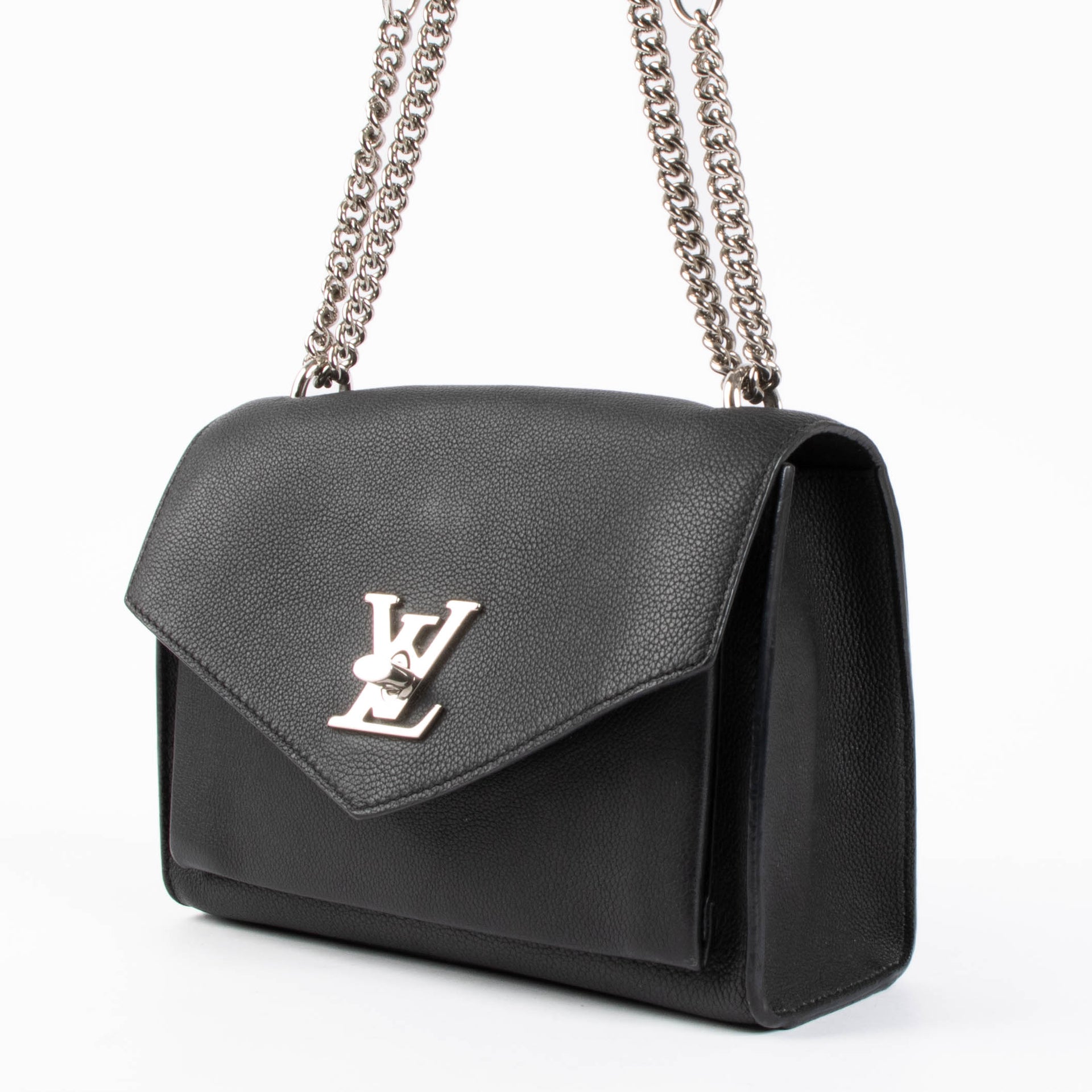 Shop this 100% authentic Louis Vuitton Black Mylockme Chain Bag at Labellov.com