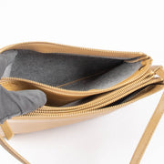 Authentic pre-loved Celine Beige Leather Large Trio Bag on Labellov.com