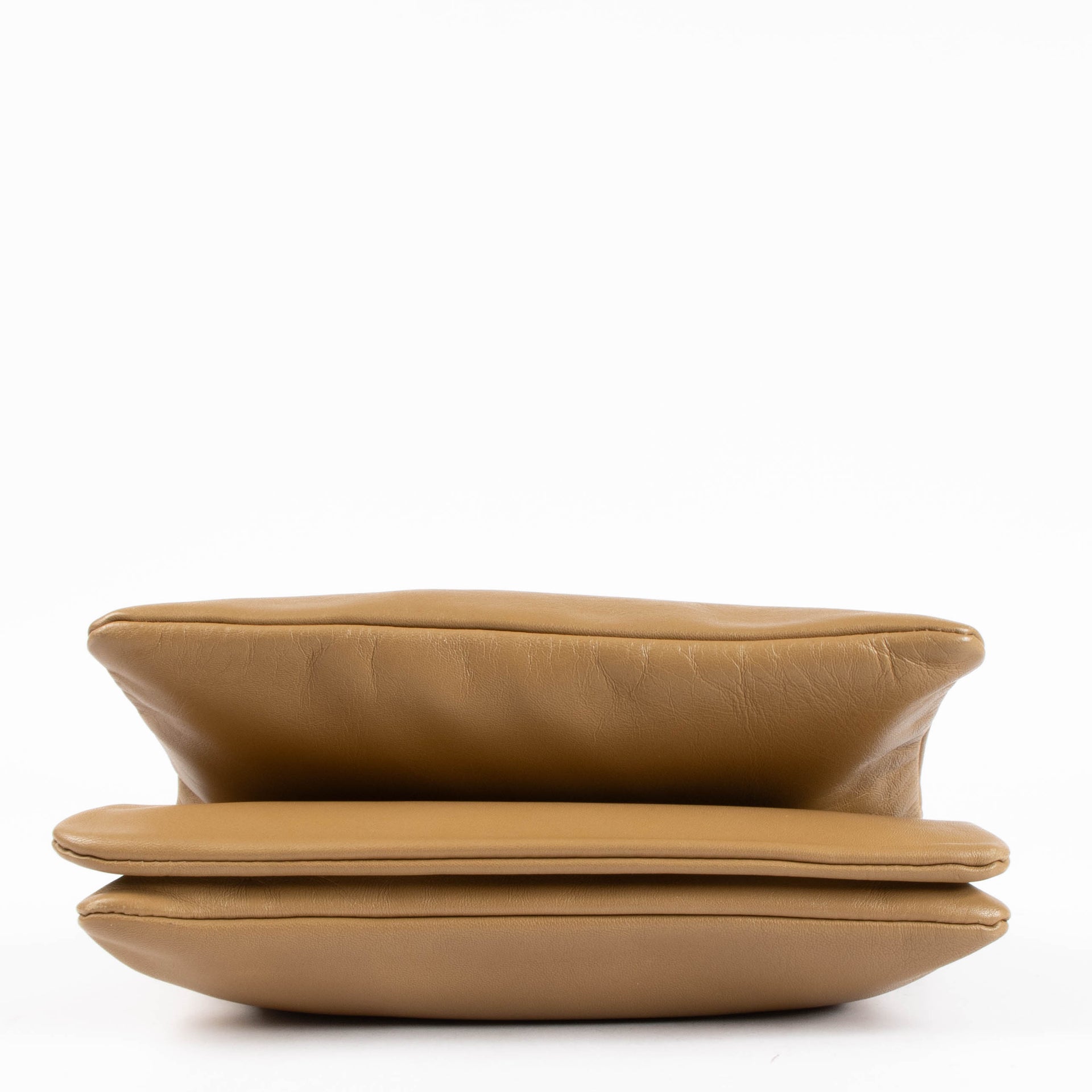 Celine Camel Leather Large Trio Bag