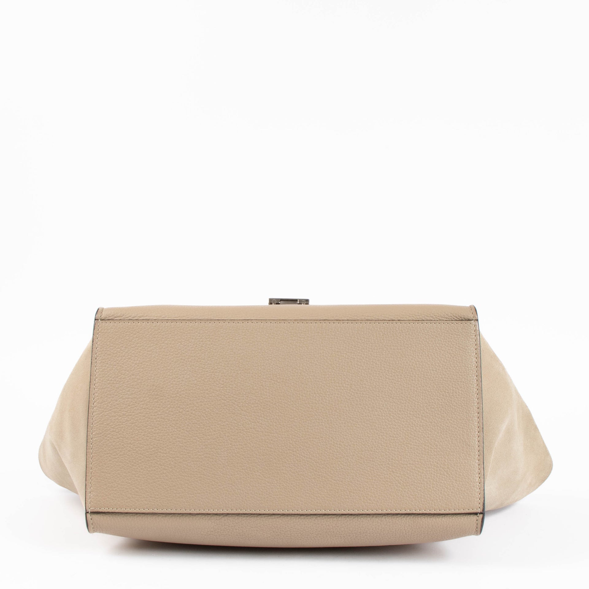 Celine Beige Leather Medium Trapeze Bag