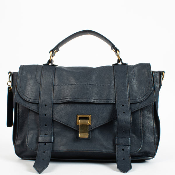バッグ PROENZA SCHOULER PS1 Medium Bag Y2K Proenza Schouler Blue Leather PS1 Medium Bag – Labellov