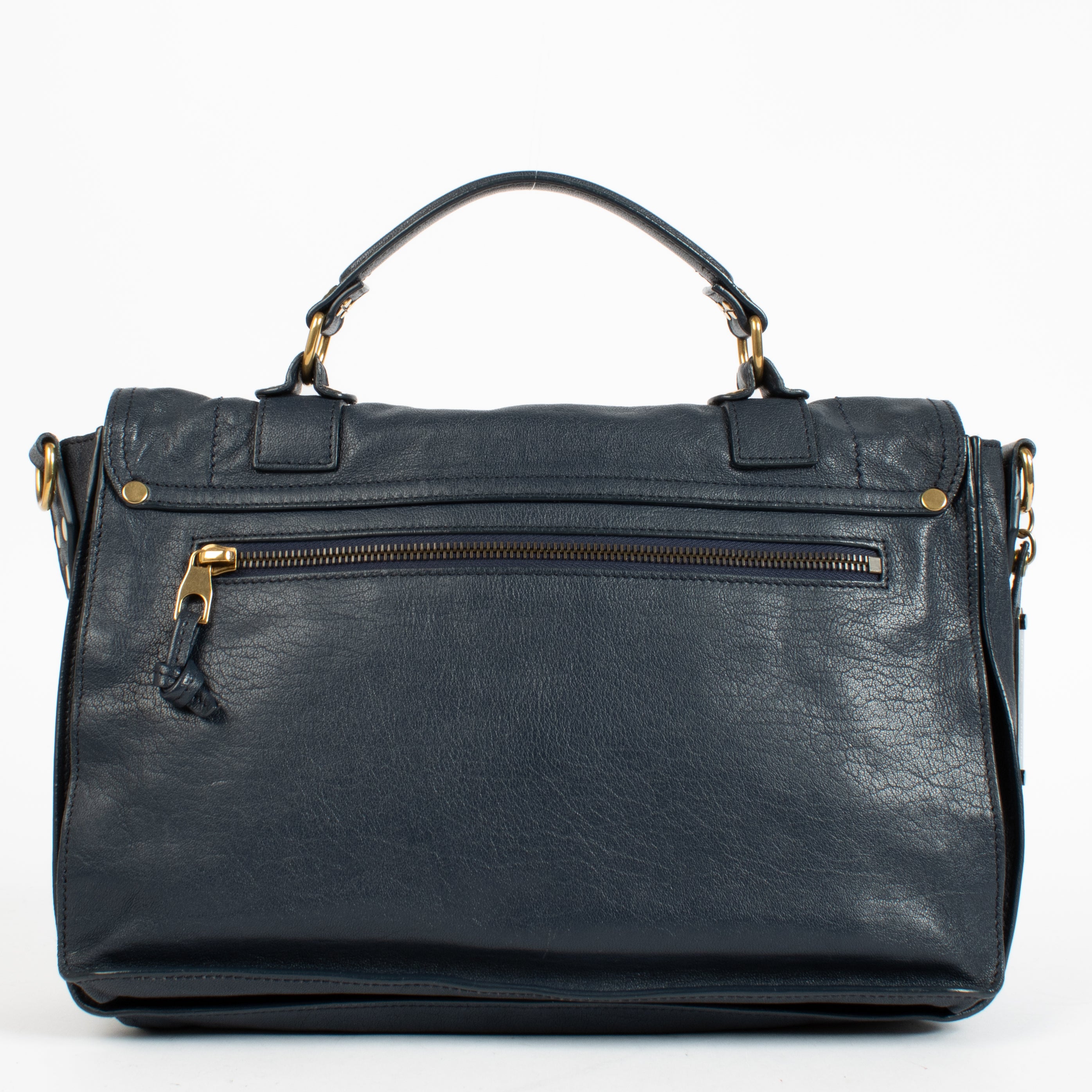 Proenza Schouler Blue Leather PS1 Medium Bag – Labellov