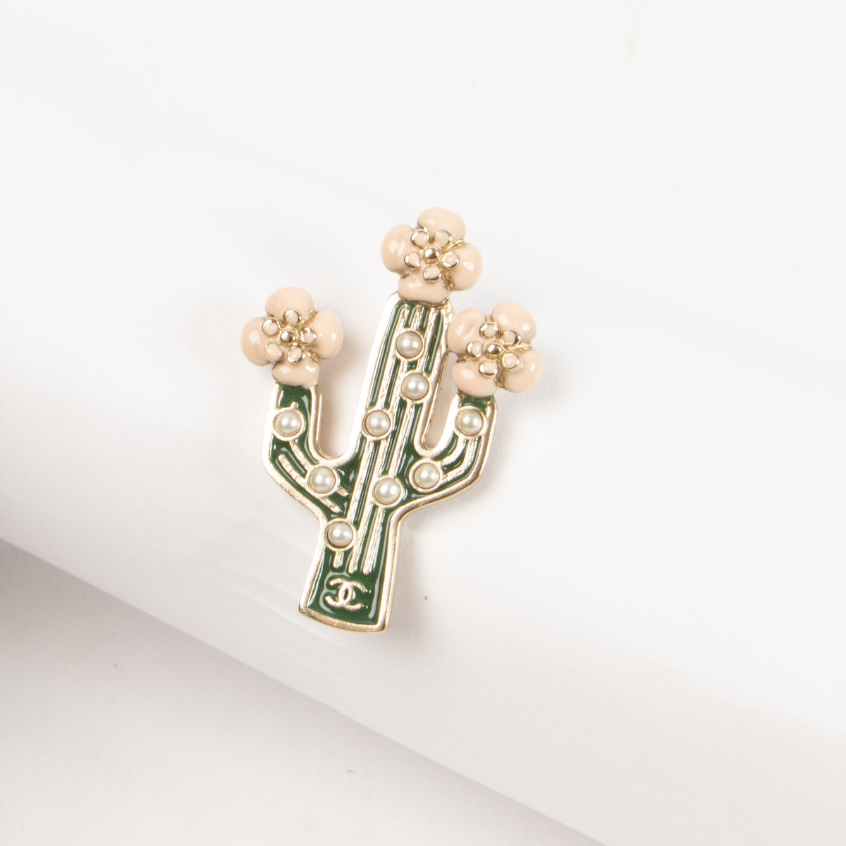 Chanel Cactus Brooch