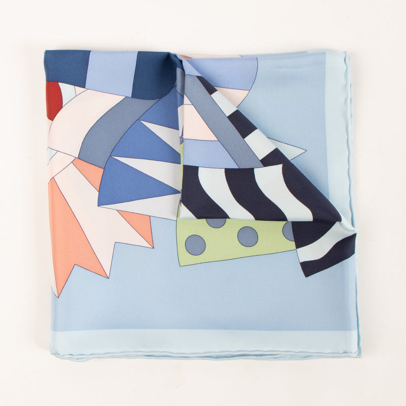 Hermes Cheval de Fete Silk Scarf 90