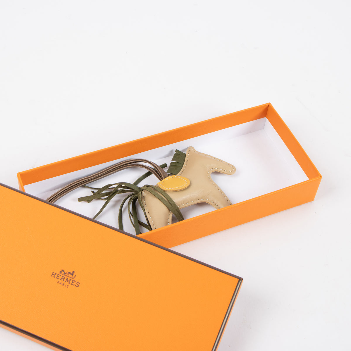 Hermes Green Rodeo PM Charm