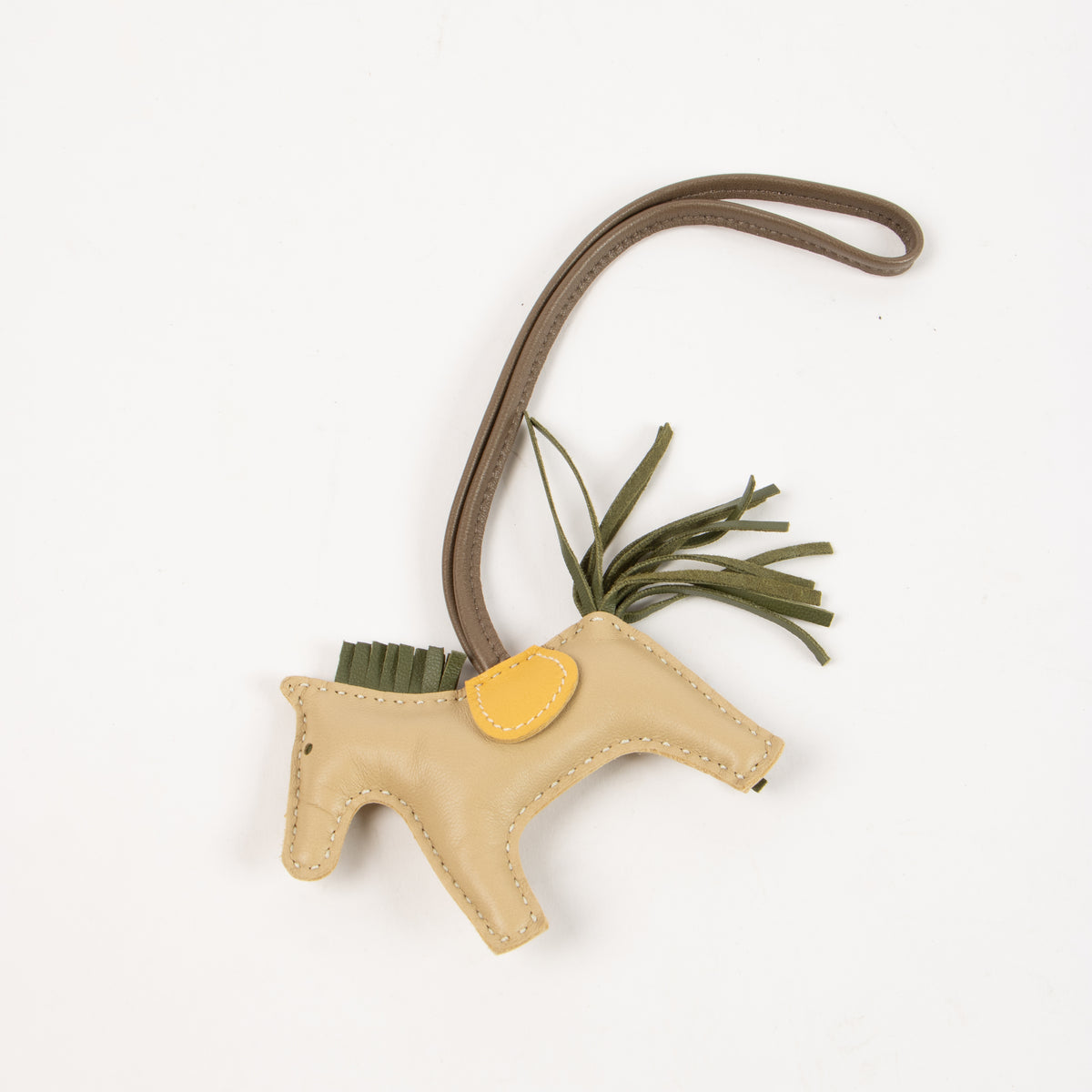Hermes Green Rodeo PM Charm