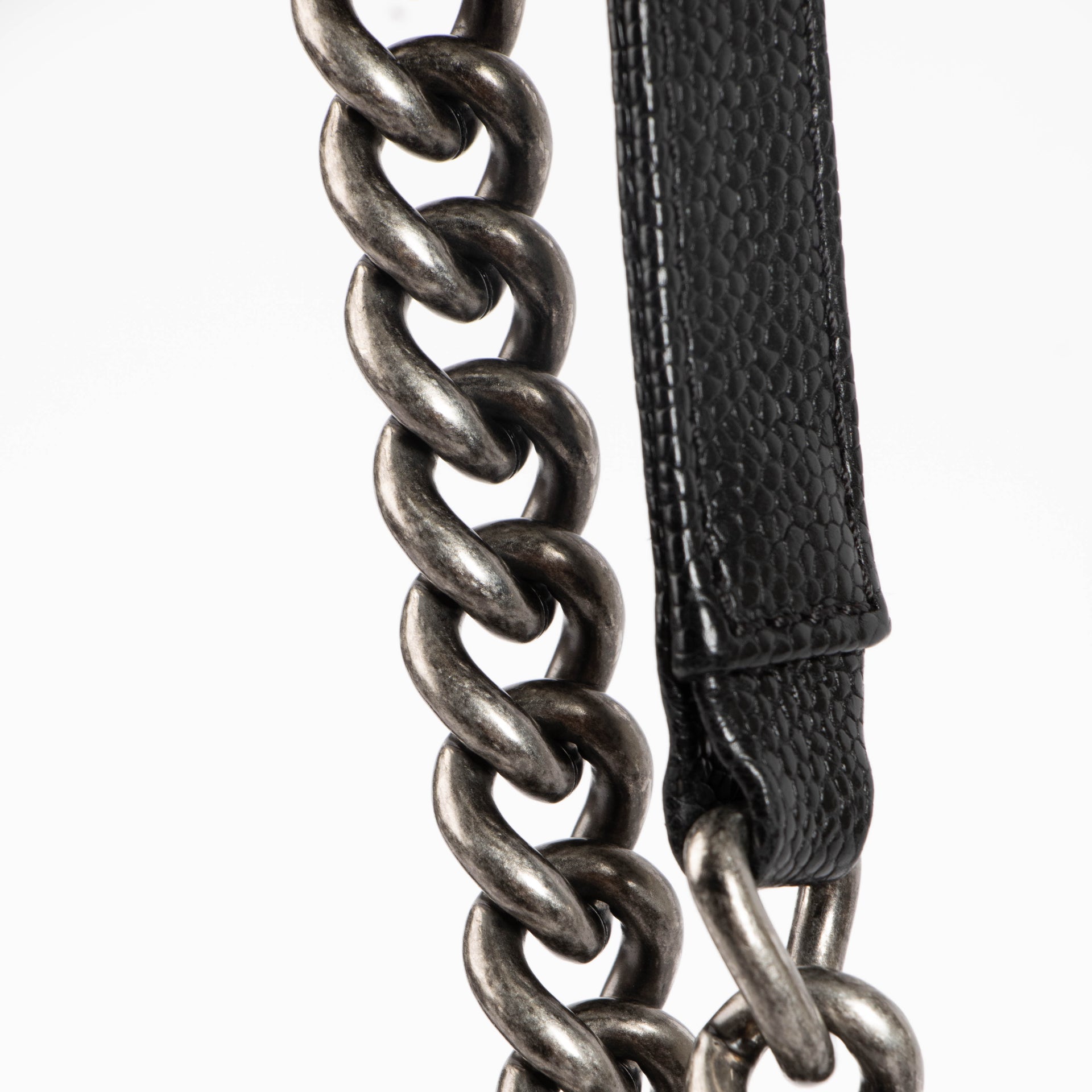 Chanel Black Caviar Large Boy Chanel Bag