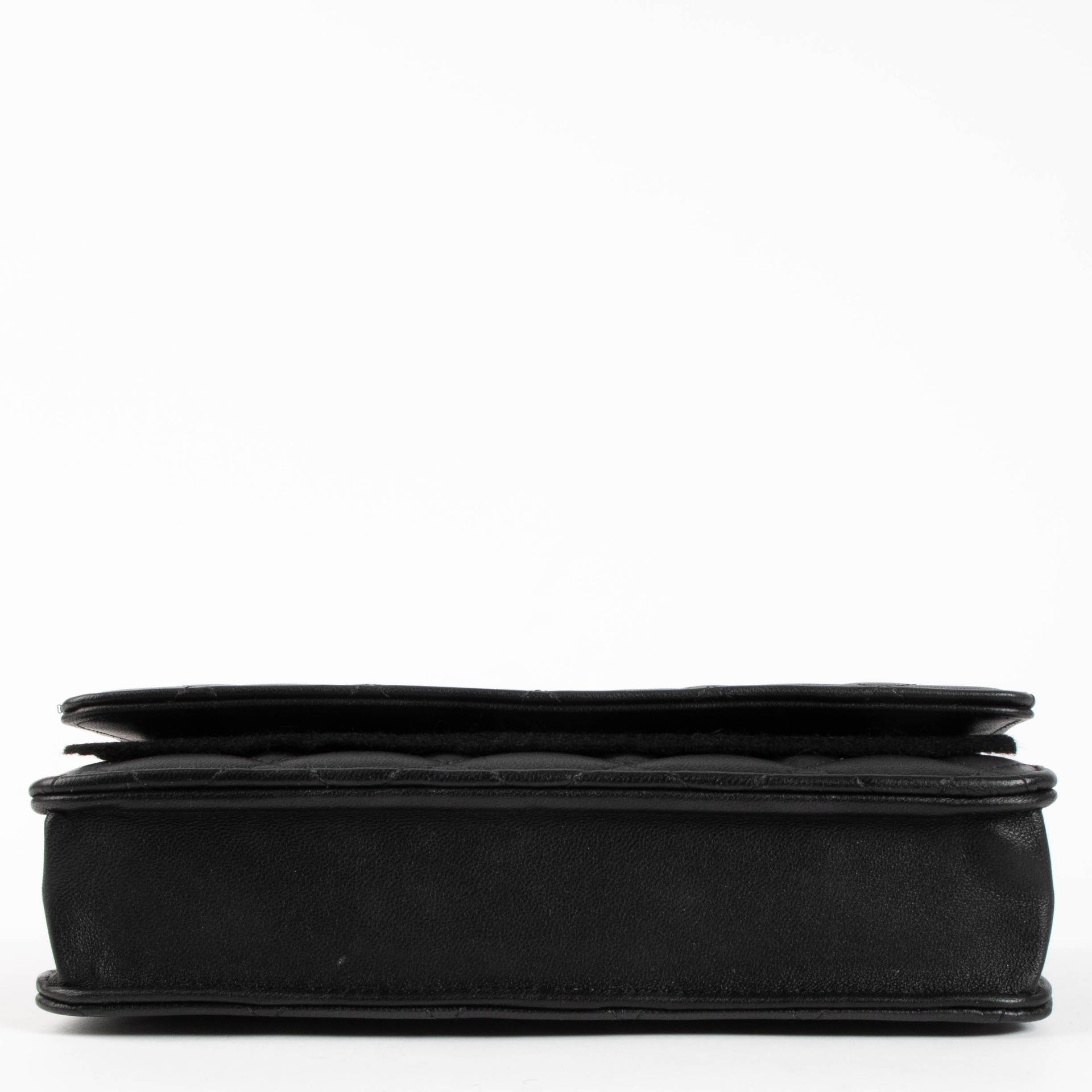 Chanel Black Lambskin Wallet On Chain