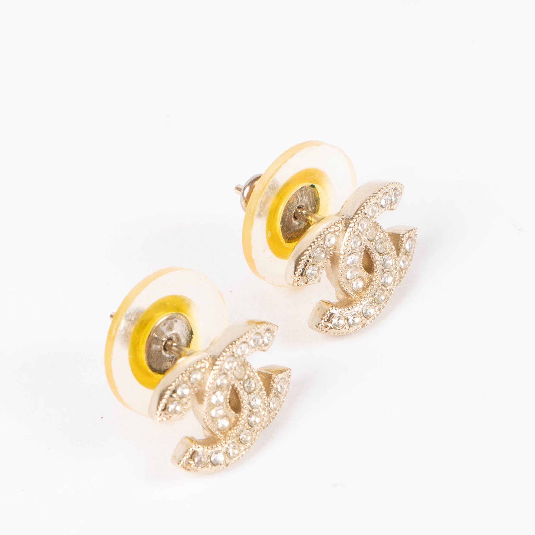 Shop this 100% authentic Chanel 20V Crystal CC Earrings at Labellov.com