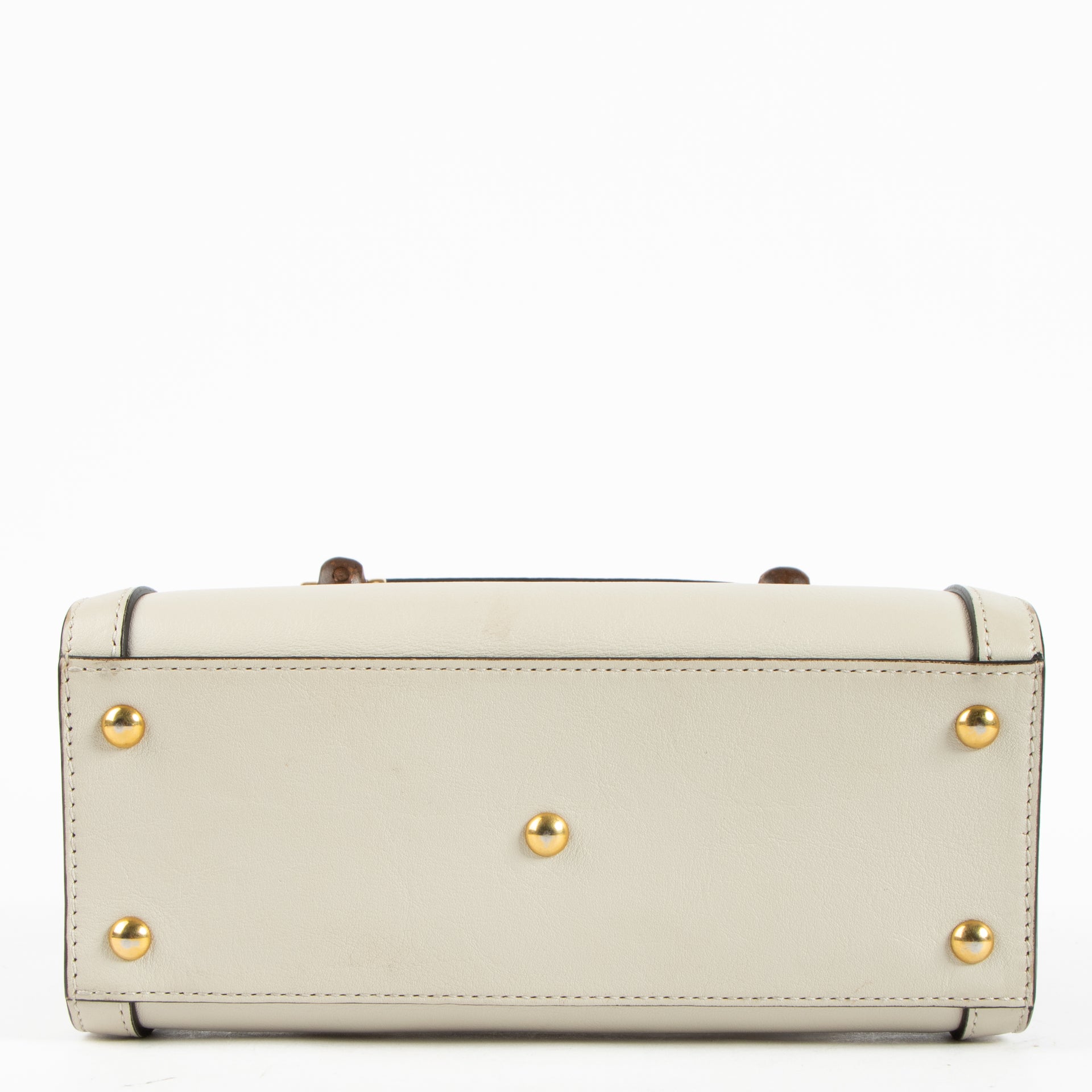 Shop this authentic Gucci Beige Leather Diana Small Tote Bag pre-loved on Labellov.com
