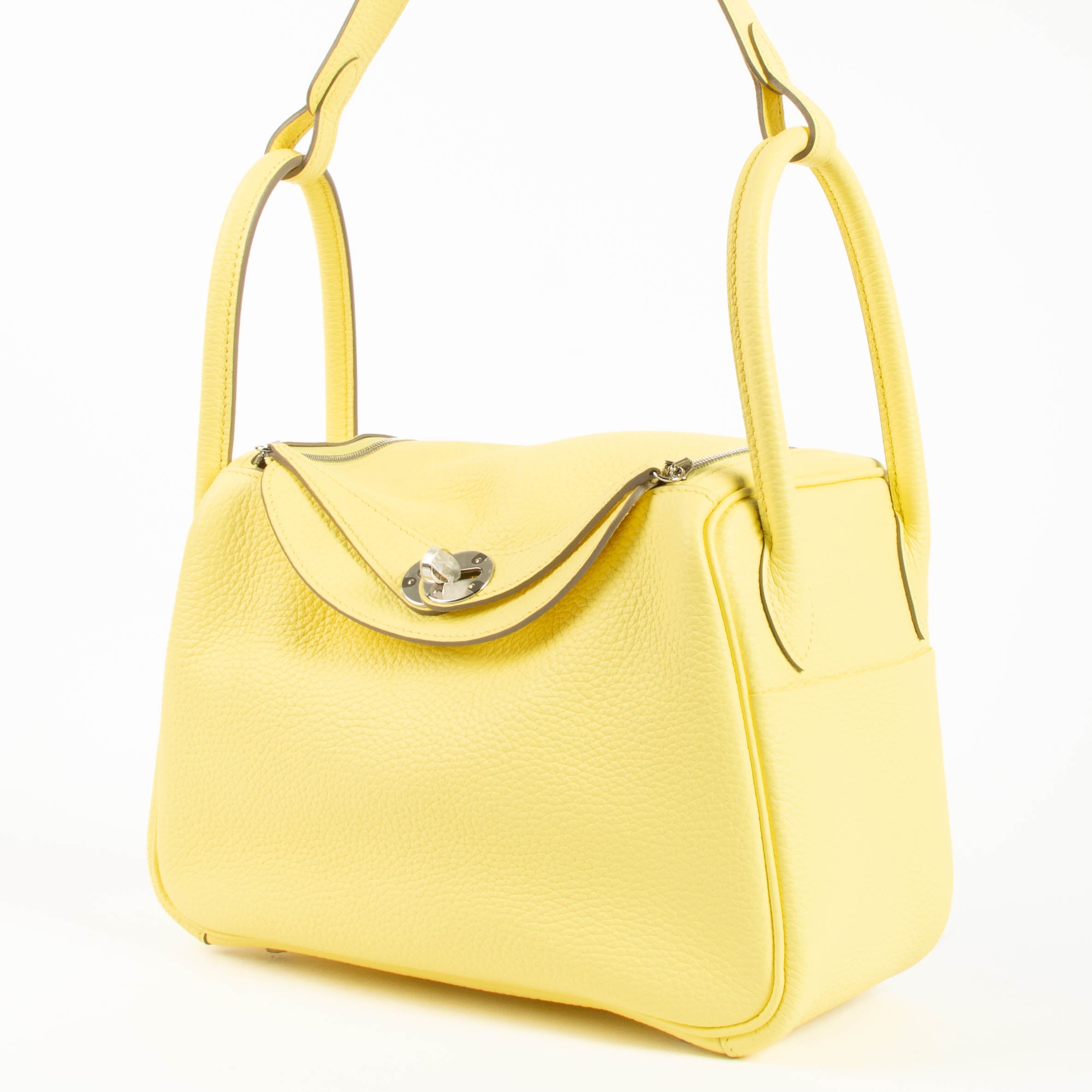 Hermès Lindy 26 Limoncello Clemence PHW – Labellov