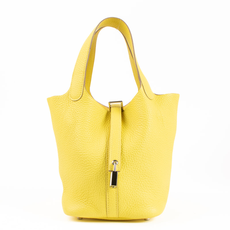 Hermes Picotin Lock 18 Lime Clemence PHW