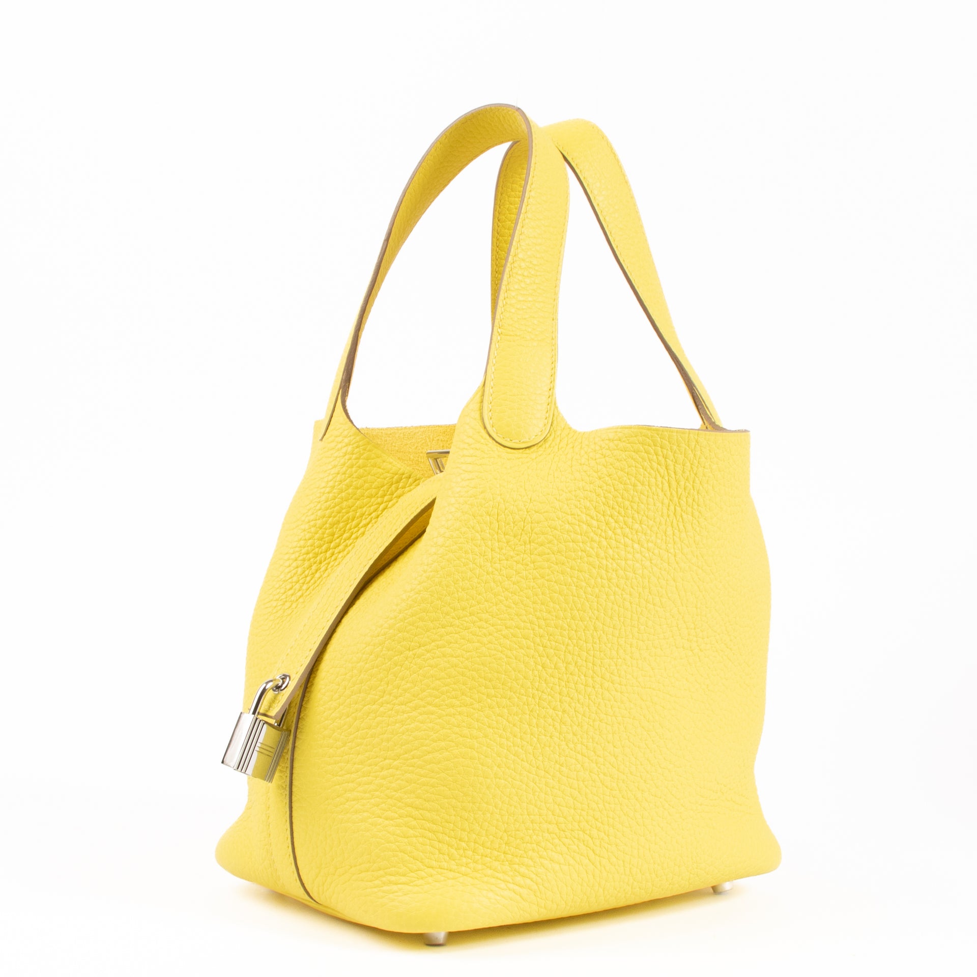 Hermes Picotin Lock 18 Lime Clemence PHW