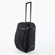 Shop this authentic Louis Vuitton Monogram Mini Lin Blue Rolling Luggage pre-loved on Labellov.com